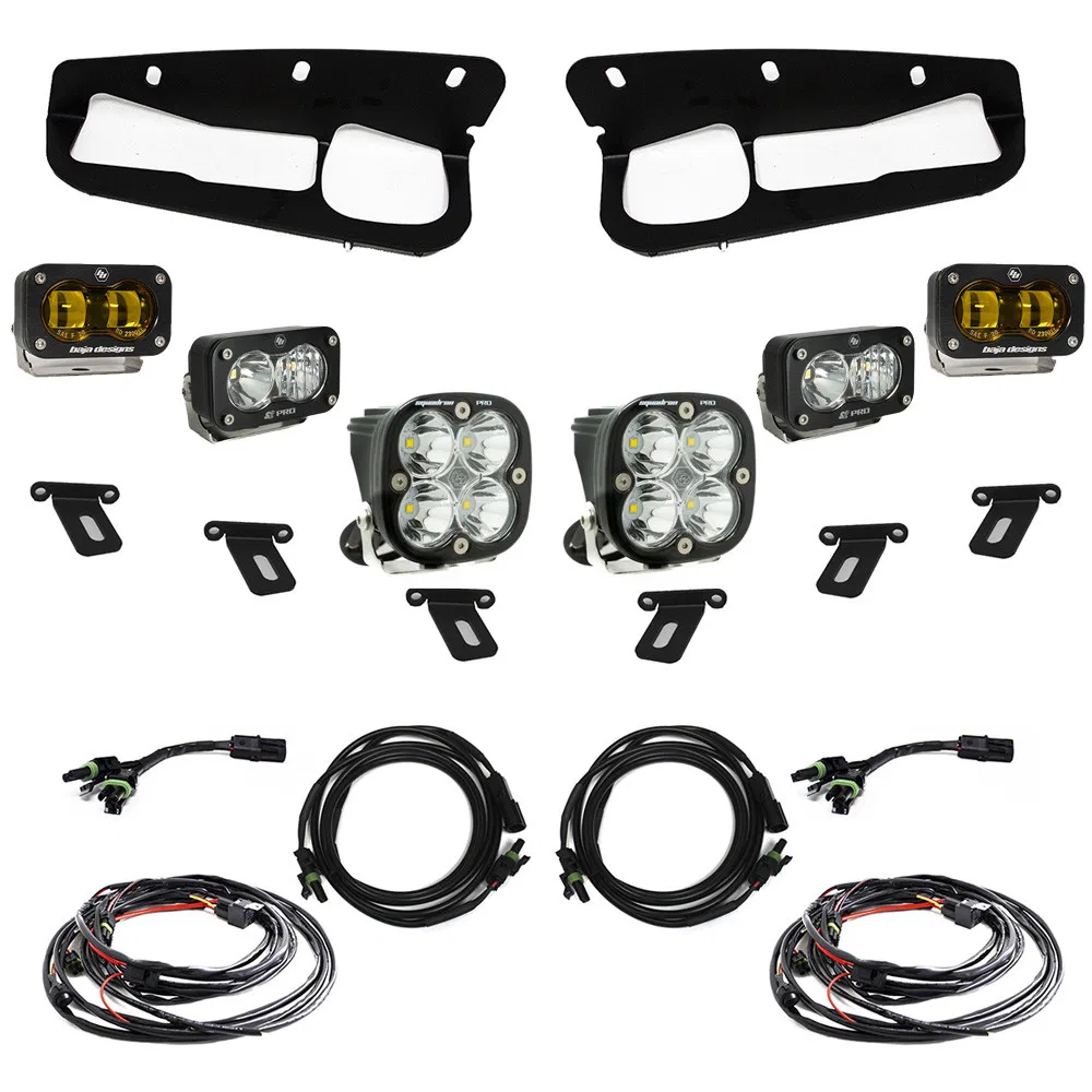 448179 – BAJA DESIGN Driving/ Fog Light, LED Bulb 12.42 Watts Driving/ Combo Beam 2245 Lumens S2 Pro/ 4095 Lumens Squ...